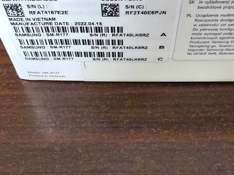 Słuchawki bezprzewodowe Samsung Galaxy Buds2 – NOWE!