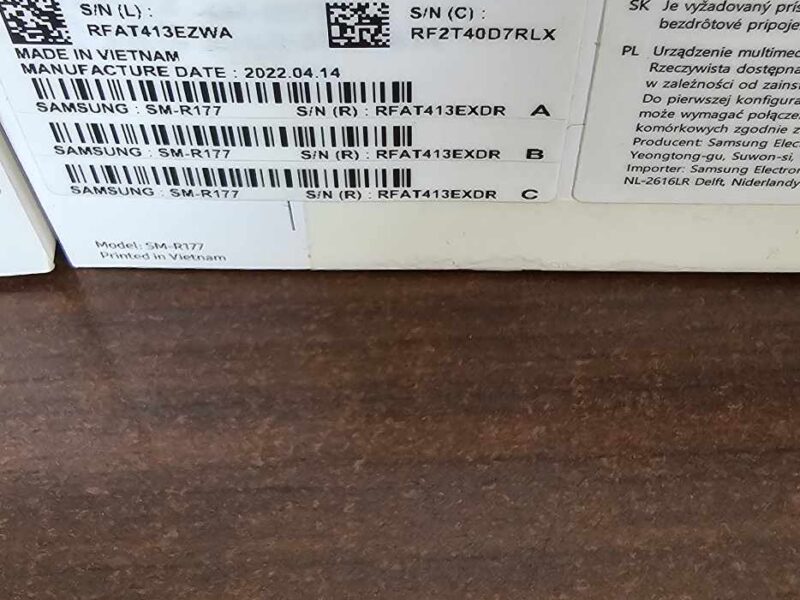 Słuchawki bezprzewodowe Samsung Galaxy Buds2 – NOWE!