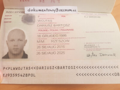 Kup Paszport Nierejestrowany Lub Rejestrowany