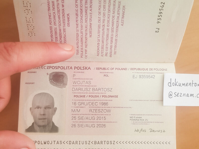 Kup Paszport Nierejestrowany Lub Rejestrowany