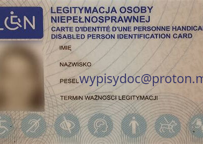 Legitymacja Osoby Niepełnosprawnej